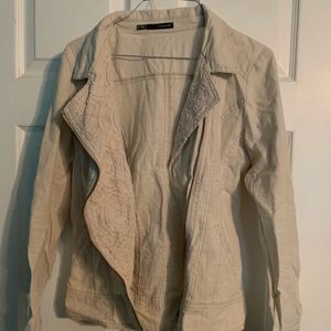 Maurice’s jacket with lace detail